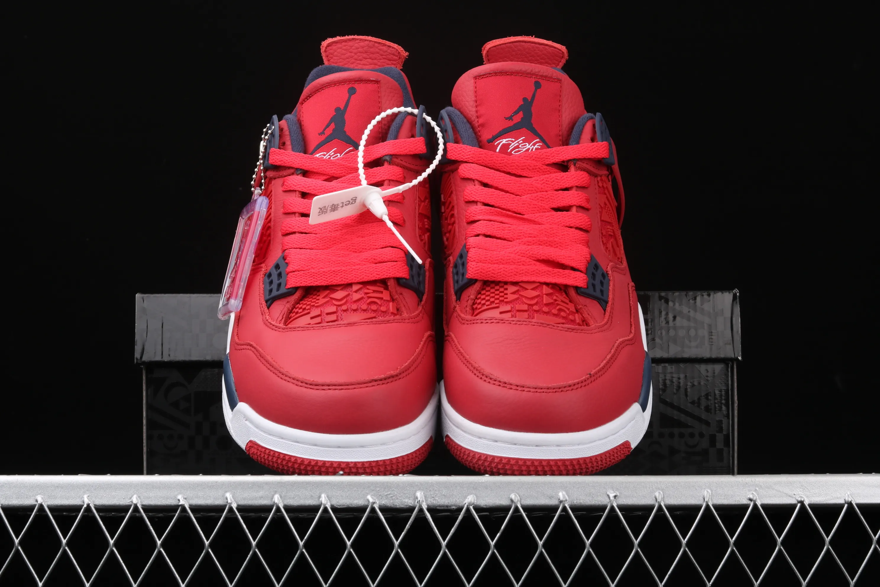 All categories Air Jordan Jordan series basketball shoes Air Jordan 4 Air Jordan 4 SE "FIBA" AJ4 Joe 4 World Cup League full head layer bright red basketball shoes CL1184-617